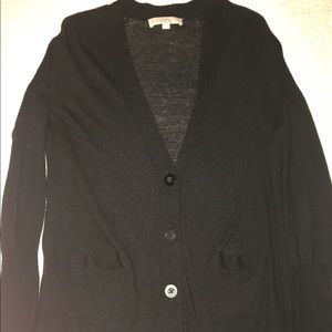 LOFT black cardigan. Gently used. Well cared for.